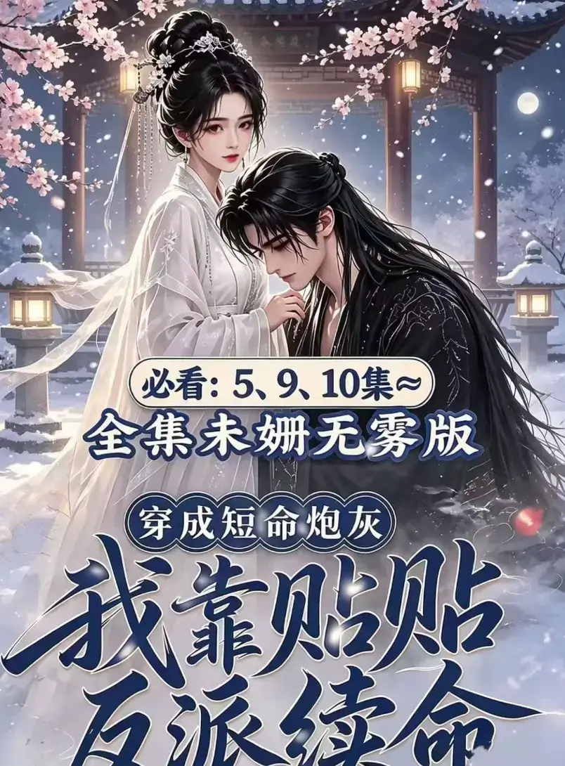 AI漫剧《穿成短命炮灰我靠贴贴反派续命》未删减高清全集免费看-穿书超甜爽剧无广告在线追剧-网盘资源畅享播放