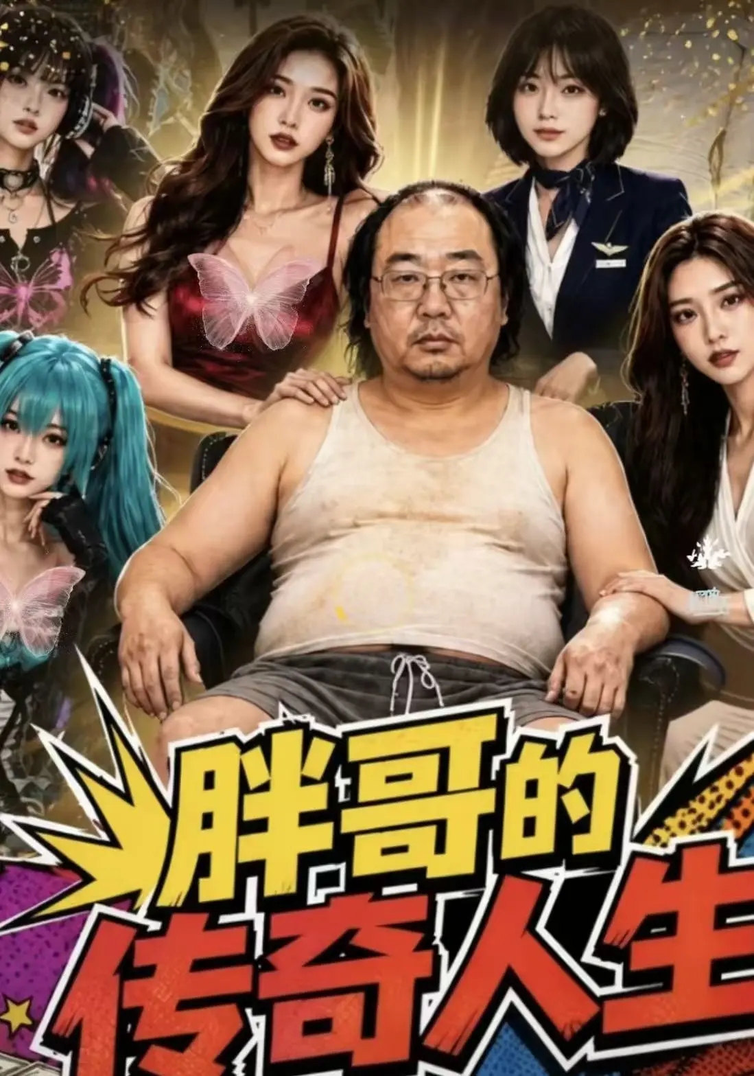 胖哥的传奇人生全集无广告免费在线观看-黄果魔改AI短剧胖哥的传奇人生-夸克迅雷百度云网盘直达下载-看200斤胖子全网群嘲后如何逆袭太解气